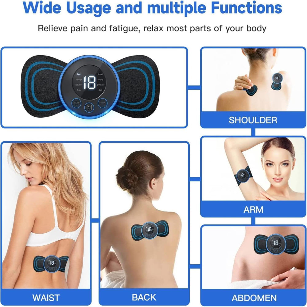Mini Electric Massage Stick With 8 Modes And 19 Gear Levels